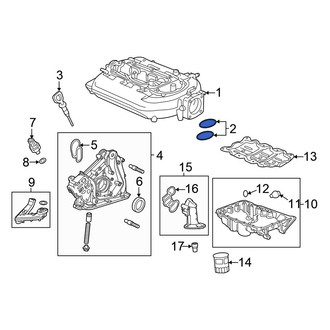 Honda OE - Upper Engine Intake Manifold Gasket