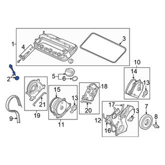 Honda OE - Outer Engine Valve Cover Bolt