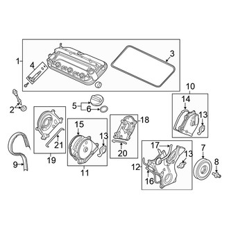 Honda OE - Engine / Transaxle - Valve & Timing Covers