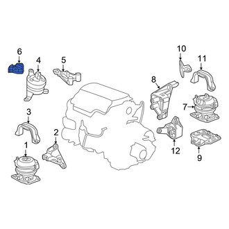 Honda OE - Engine Mount Isolator