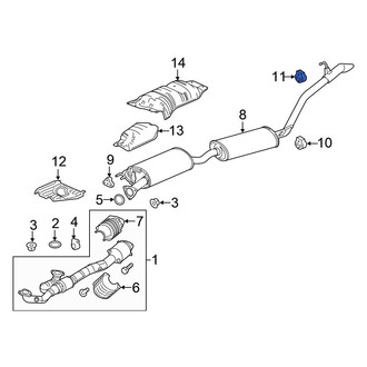 Honda OE - Exhaust System Hanger