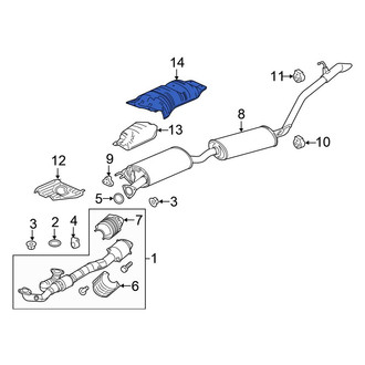 Honda OE - Exhaust Heat Shield