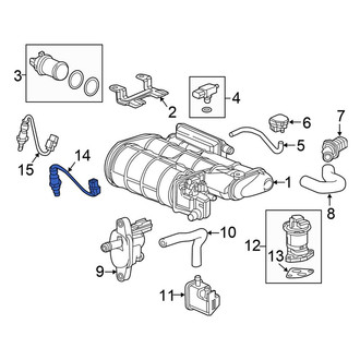 Honda OE - Rear Left Oxygen Sensor