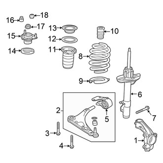 Honda OE - Front Suspension - Suspension Components