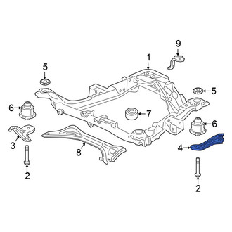 Honda OE - Rear Right Suspension Subframe Reinforcement Bracket