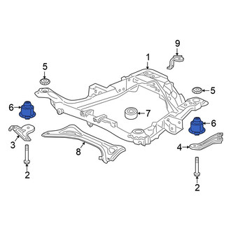Honda OE - Upper Suspension Crossmember Insulator
