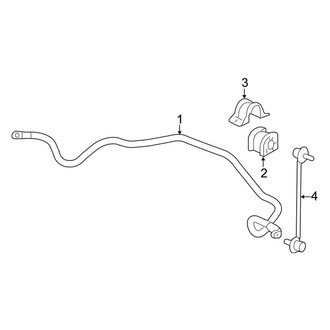 Honda OE - Front Suspension - Stabilizer Bar & Components