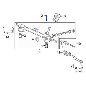 Honda OE - Rear Suspension Strut Bolt