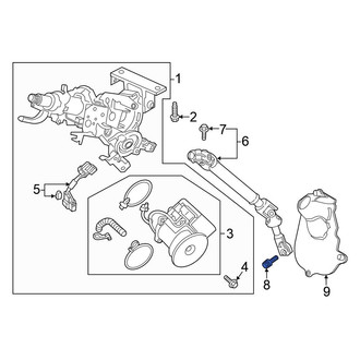 Honda OE - Lower Steering Shaft Bolt