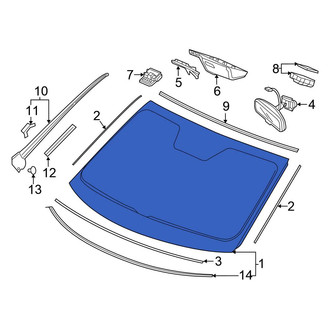 Honda OE - Front Windshield