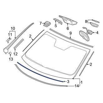 Honda OE - Windshield Seal