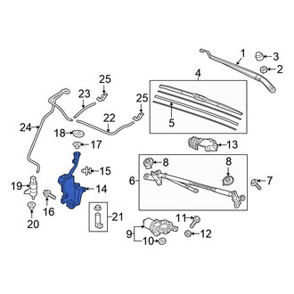 Honda OE - Washer Fluid Reservoir