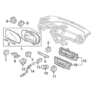 Honda OE - Instrument Panel - Cluster & Switches