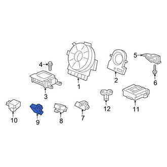 Honda OE - Rear Air Bag Impact Sensor