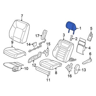Honda OE - Front Right Headrest
