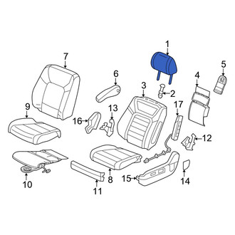 Honda OE - Front Right Headrest
