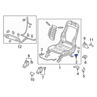 Honda OE - Front Left Seat Track Position Sensor