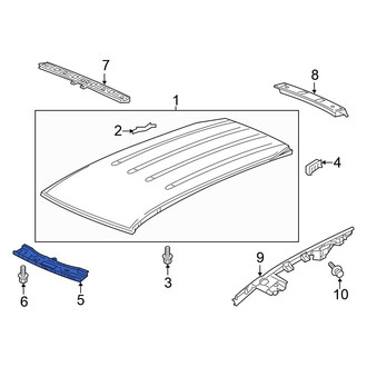 Honda OE - Front Roof Header Panel