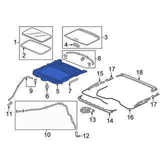 Honda OE - Sunroof Frame