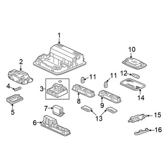 Honda OE - Roof - Overhead Lamps
