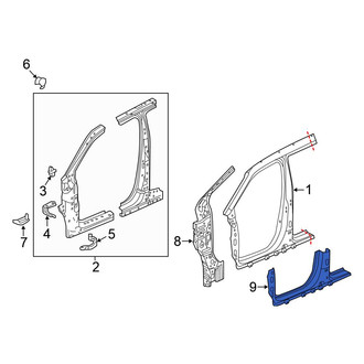 Honda OE - Right Rocker Panel