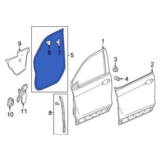 Honda OE - Front Left Outer Door Seal