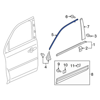 Honda OE - Front Left Door Reveal Molding