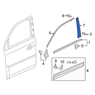 Honda OE - Front Left Door Applique