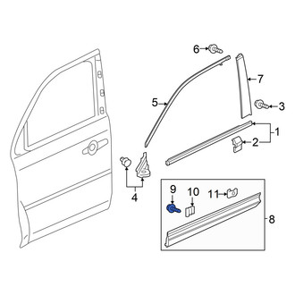 Honda OE - Door Molding Screw