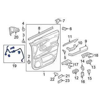 Honda OE - Front Left Door Wiring Harness