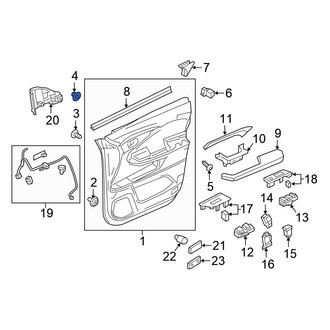 Honda OE - Door Shell Grommet