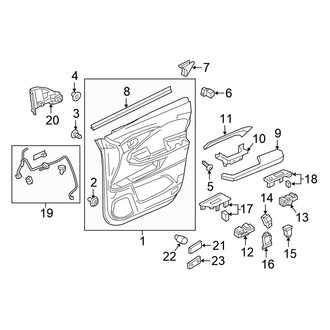 Honda OE - Front Door - Interior Trim
