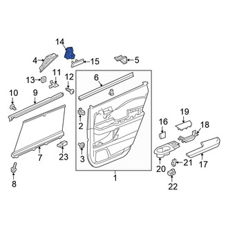 Honda OE - Rear Tie Down Hook
