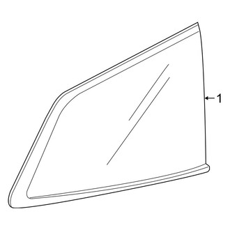 Honda OE - Quarter Panel - Glass