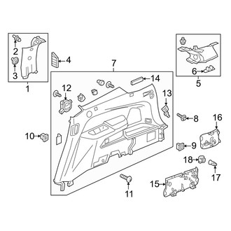 Honda OE - Quarter Panel - Interior Trim