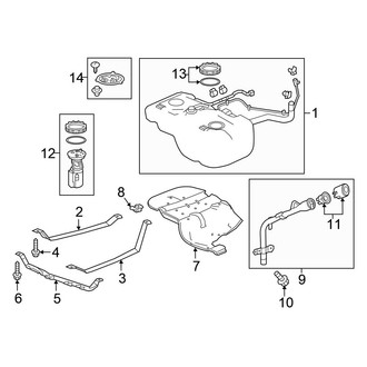 Honda OE - Fuel System Components