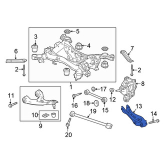 Honda OE - Front Right Suspension Control Arm