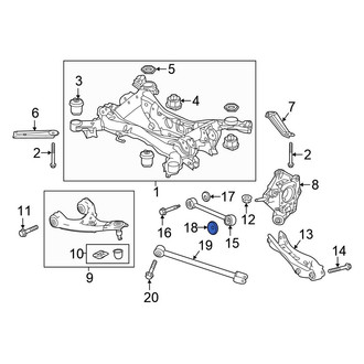 Honda OE - Suspension Shock Absorber Mount Washer
