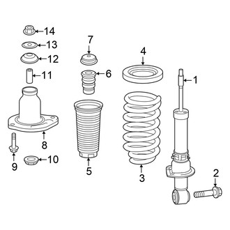 Honda OE - Rear Suspension - Shocks & Components (FWD)