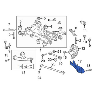 Honda OE - Rear Right Lower Rearward Suspension Control Arm