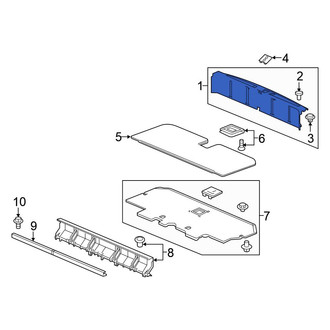 Honda OE - Rear Liftgate Trim Scuff Plate