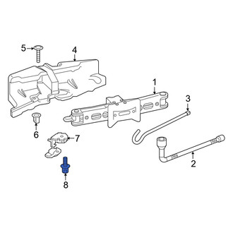 Honda OE - Spare Tire Carrier Bolt