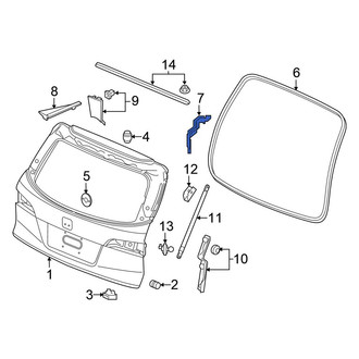 Honda OE - Rear Left Liftgate Hinge