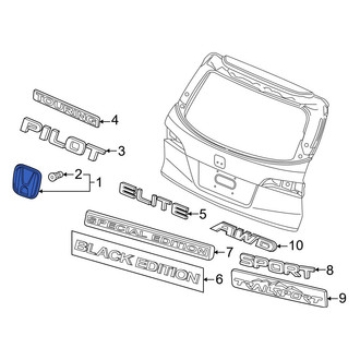 Honda OE - Rear Deck Lid Emblem