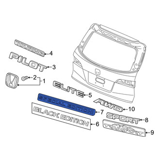 Honda OE - Rear Hatch Emblem