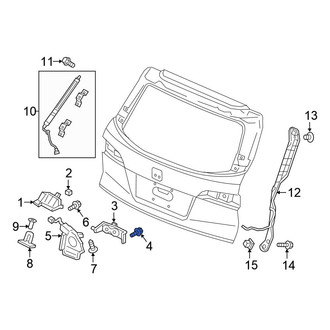 Honda OE - Upper Liftgate Latch Bolt
