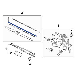 Honda OE - Rear Wiper Blade
