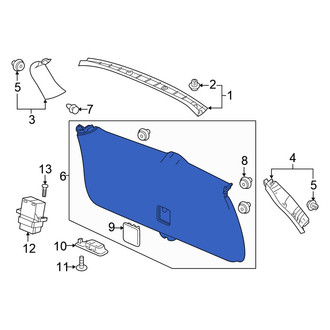 Honda OE - Rear Lower Liftgate Trim