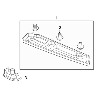 Honda OE - Rear Lamps - License Lamps