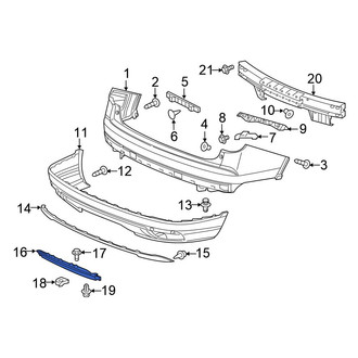 Honda OE - Rear Valance Panel